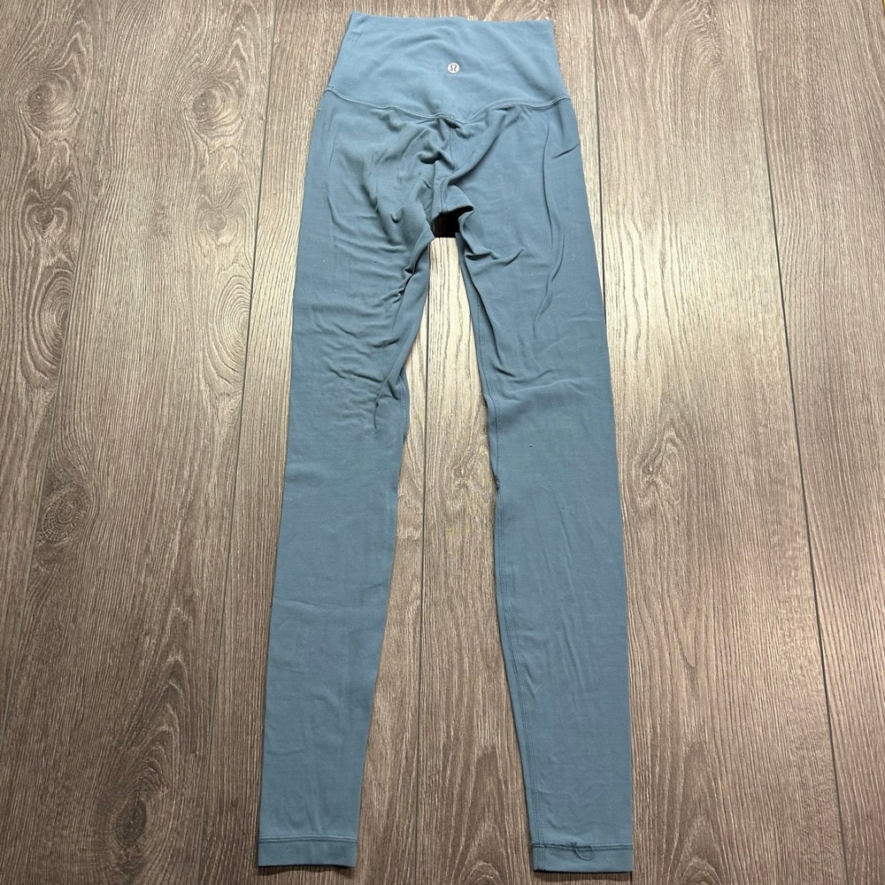 Lululemon Align High-Rise Pant 28 Nulu Yoga Leggings Blue Size 2 LW5CTJS